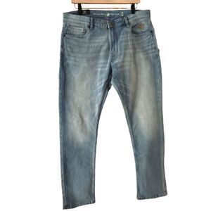 Beverly Hills Polo Club Premium Men's 36 x 30 Stretch Straight Denim Jeans